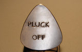 Guitar Pick Pluck Off Handmade from Aluminum