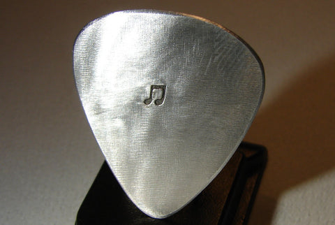 Sterling Silver Guitar Pick Handmade for the Serious Musician
