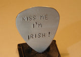 Guitar Pick Kiss Me I am Irish Saint Patricks Day Edition