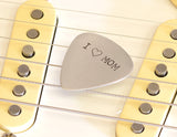 I love mom Guitar Pick for Special Moms and Mother’s Day