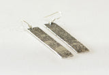 Sterling Silver Earrings with Musical Inspiration and Antiqued Sheet Music Design