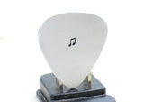 Aluminum Guitar Pick Handmade with Music Note