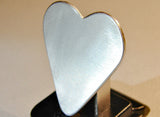 Guitar Pick Heart Handmade from Aluminum Customize Me