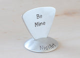 Be Mine Aluminum Triangular Bass Guitar Pick