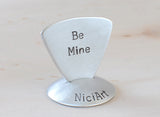 Be Mine Aluminum Triangular Bass Guitar Pick