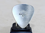 Sterling silver big tree guitar pick
