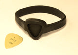 Guitar Pick Holder Wrist Band with Custom Bronze I Pick You Guitar Pick or any Message of your Choosing