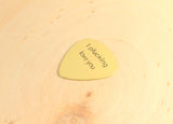 I plucking love you brass guitar pick