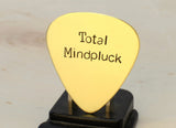 Total Mindpluck Brass Guitar Pick for the Completely Befuddled Guitarist