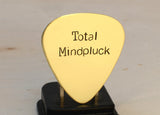 Total Mindpluck Brass Guitar Pick for the Completely Befuddled Guitarist