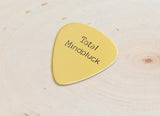 Total Mindpluck Brass Guitar Pick for the Completely Befuddled Guitarist