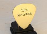 Total Mindpluck Brass Guitar Pick for the Completely Befuddled Guitarist