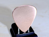 Guitar Pick Handmade from Copper and Ready for Your Personal Touches