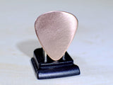 Guitar Pick Handmade from Copper and Ready for Your Personal Touches