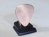 Guitar Pick Handmade from Copper and Ready for Your Personal Touches