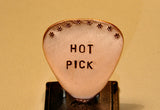 Guitar Pick in Extra Hot Handmade from Copper