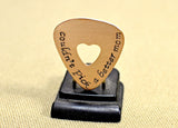 Could not pick a better mom bronze guitar pick