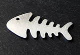 Guitar Pick Fish Bone Handmade from Aluminum
