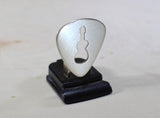 Guitar Pick Sterling Silver with Guitar Cut Out