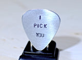 Guitar Pick I Pick You Handmade from Aluminum