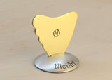 Brass Shark Fin Guitar Pick for the Serious Guitarist