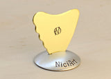 Brass Shark Fin Guitar Pick for the Serious Guitarist