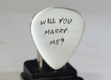 Will you marry me? - Guitar Pick Wedding Proposal