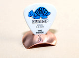 Copper guitar pick stand for a serious musician