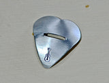 Heart shaped aluminum guitar pick stand
