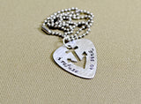 Refuse to sink guitar pick necklace