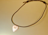 Personalized Copper Guitar Pick Necklace