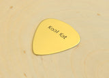 Kool Kat Brass Guitar Pick Handmade for Groovy Vibes