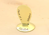 Pluck of a Life Time Brass Teardrop Guitar Pick