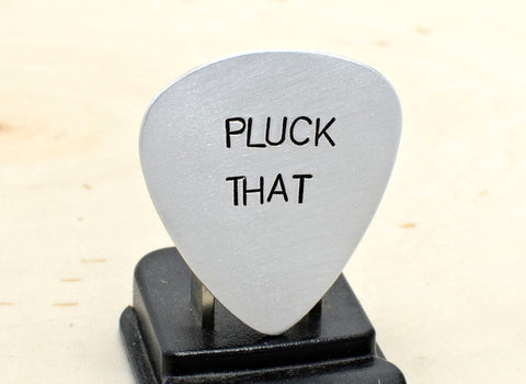 Pluck That Handmade Aluminum Guitar Pick