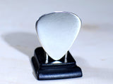 Guitar Pick Handmade from Sterling Silver ready to personalize