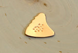 Copper Shark Fin Guitar Pick with Non-Slip Surface