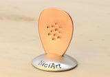 Copper Teardrop Jazz Guitar with Non-Slip Surface