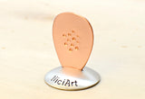 Copper Teardrop Jazz Guitar with Non-Slip Surface