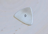 Aluminum Bass Triangular Guitar Pick with Musical Inspiration