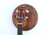 Guitar wall hanger handcrafted in hardwood with Yin Yang design