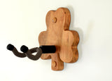 Shamrock Cherry Wood Guitar Wall Hanger