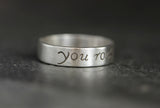 You Rock Inspirational Sterling Silver Ring
